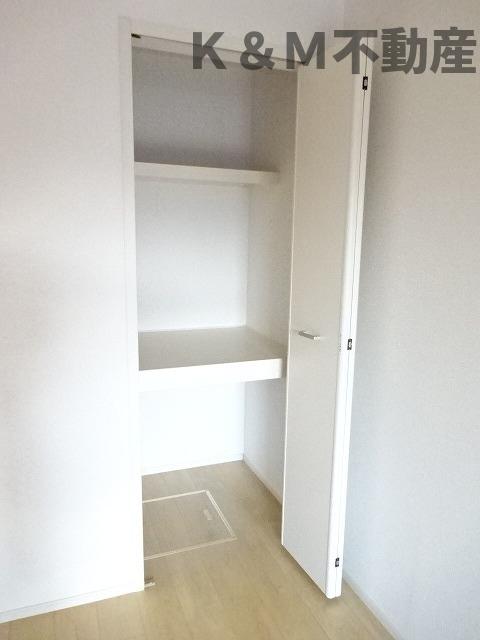 収納　十分な収納スペースがあります