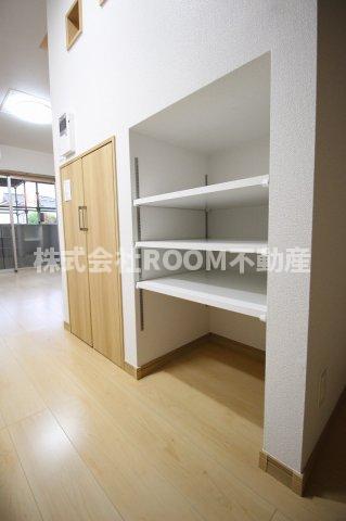 収納　収納のためのスペースです