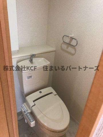 トイレ　ゆったりとした空間のトイレです