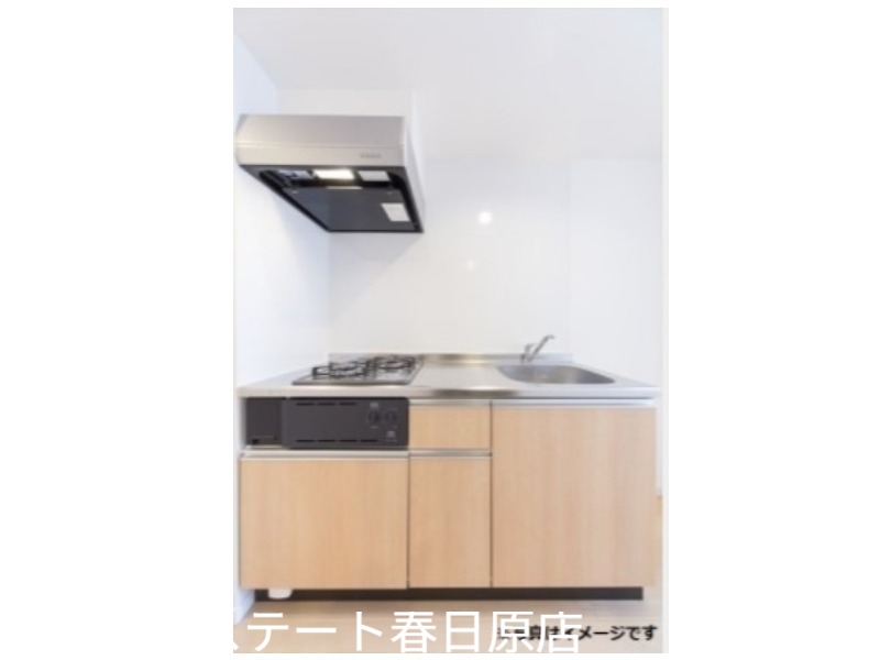キッチン　２口のシステムキッチンです。
