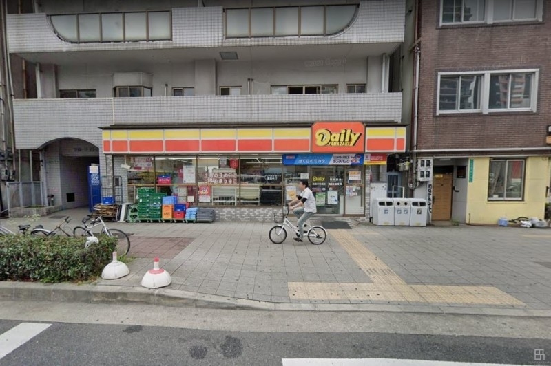 コンビニ　デイリーヤマザキ 浪速汐見橋店（コンビニ）まで420m
