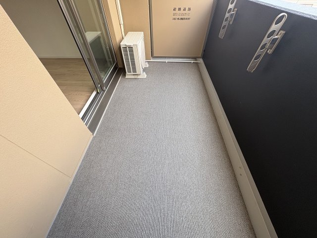 バルコニー　広々としたバルコニーです