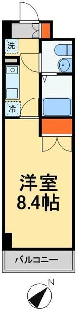 ジュモー京成船橋の間取り写真