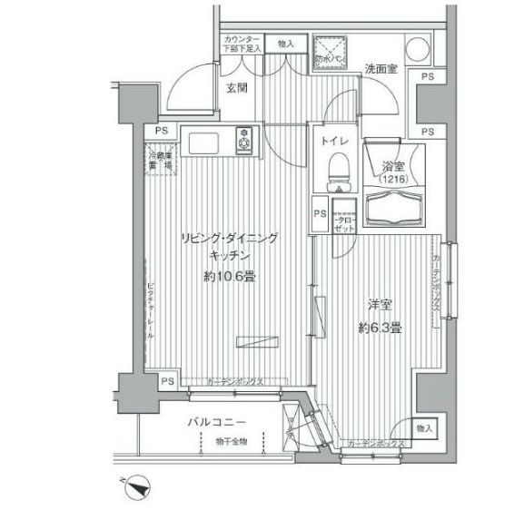 東京メトロ丸ノ内線 茗荷谷駅 徒歩7分 7階建 築16年の間取り写真