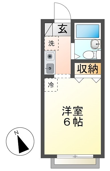 欧日ハイムIIの間取り写真