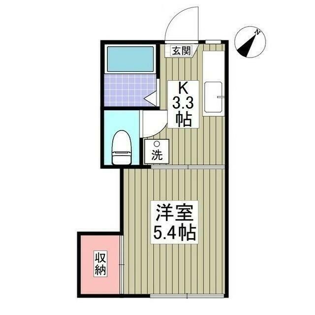 サンライズコーポ幕張本郷IIの間取り写真