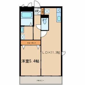 オッサボヌール船堀の間取り写真