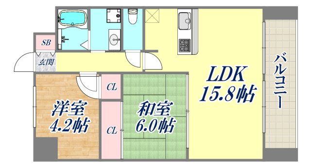 サンプラザ本山南の間取り写真