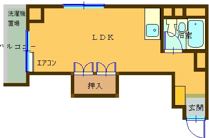 山下マンションの間取り写真
