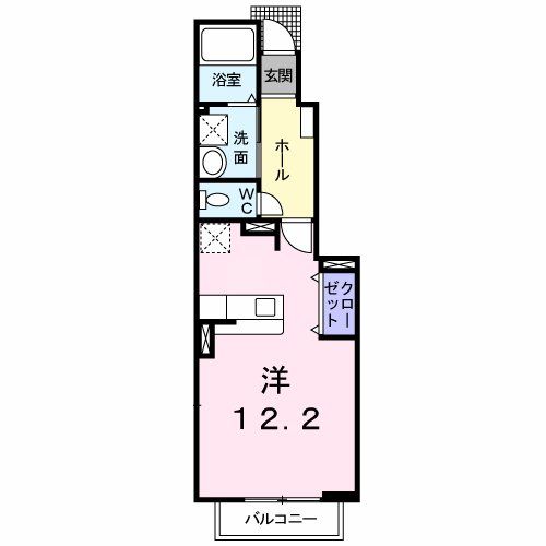埼玉県さいたま市岩槻区上里１（アパート）の賃貸物件の間取り