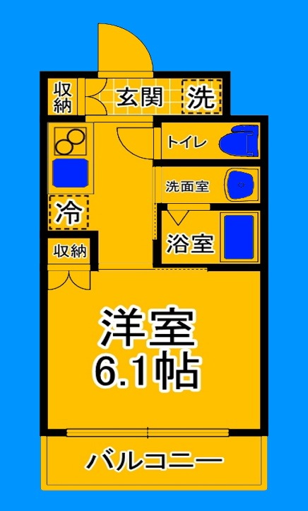 堺市堺区大町東のマンションの間取り