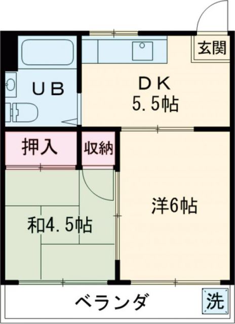 東京都大田区上池台５（マンション）の賃貸物件の間取り