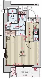 ベラジオ京都烏丸十条の間取り