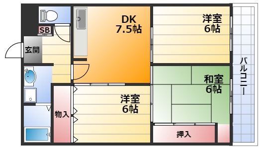 ライトハイツ_間取り_0