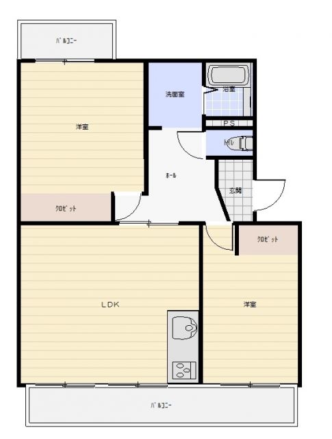 ファーストシティ市川の間取り