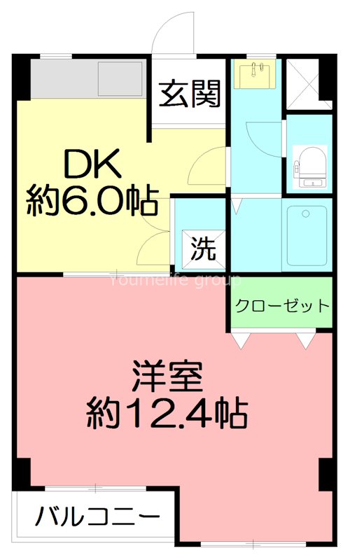 小田原市荻窪のマンションの間取り