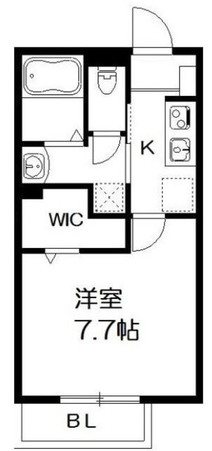 船橋市北本町のアパートの間取り