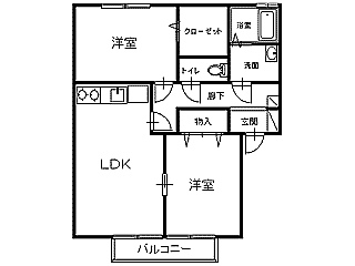 メゾンリセスの間取り