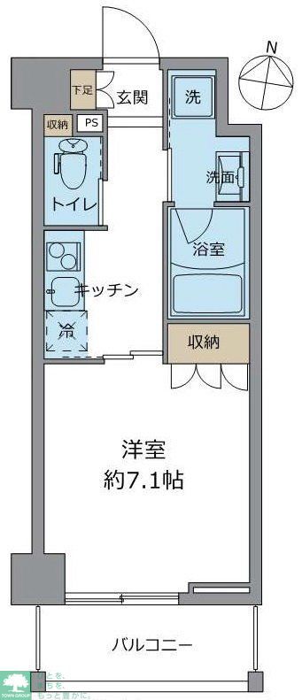 江東区潮見のアパートの間取り