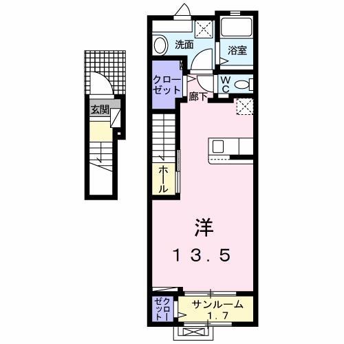 ルミエール弥栄Iの間取り