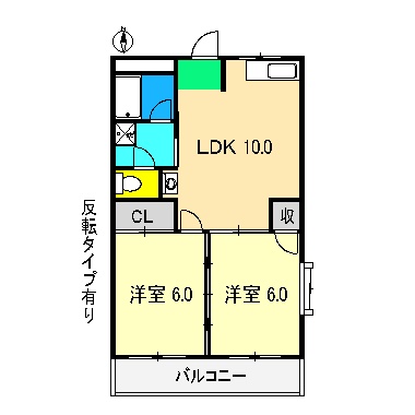 ガーデンハイツ永野IIの間取り