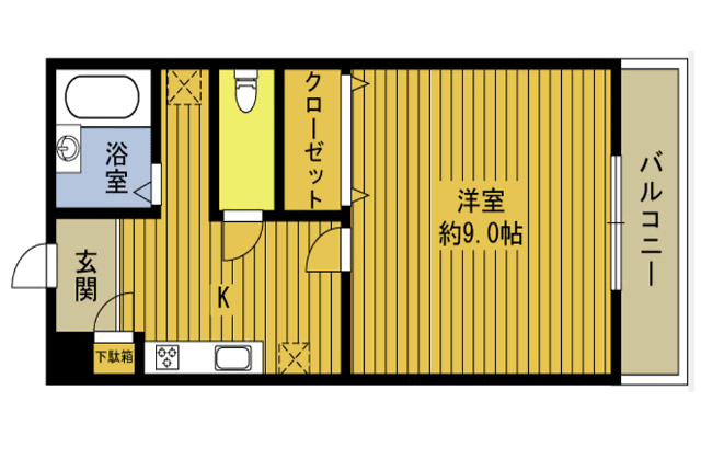 ベネフィックハイツＥＴＯの間取り