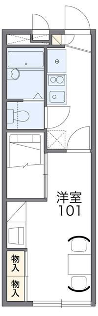 入間郡越生町大字越生のアパートの間取り