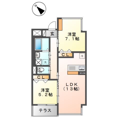 ユニコーンの間取り