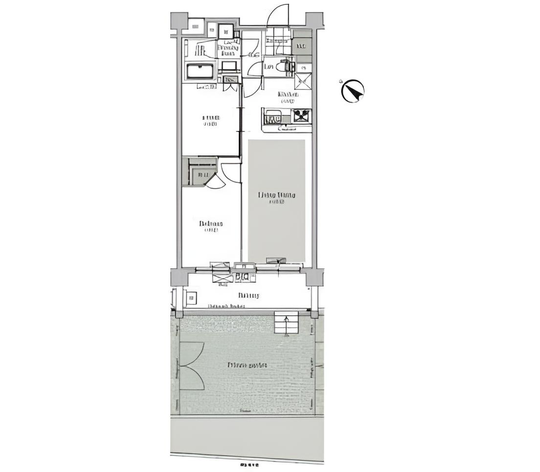 【北区西ケ原のマンションの間取り】