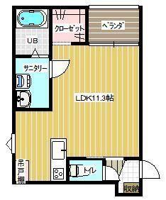 （仮）フォルテ東町の間取り