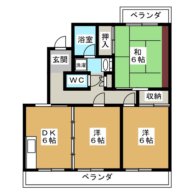 オラシオン下島の間取り