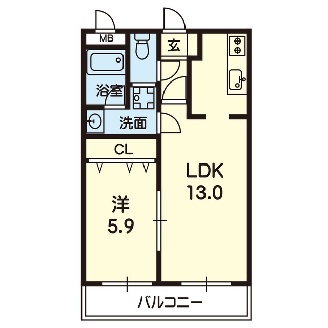 ヒルズikedaの間取り