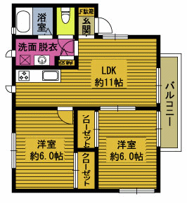 フォーシーズン藤原Ａの間取り