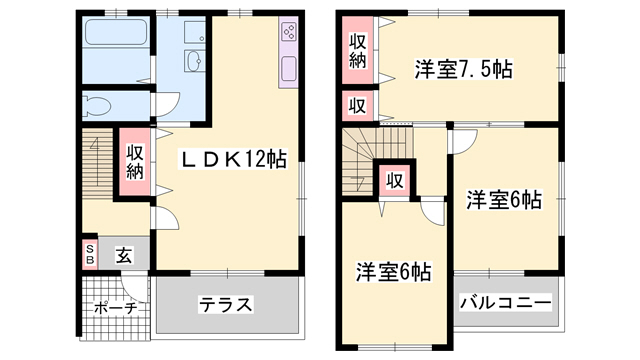 コンフォート八代の間取り