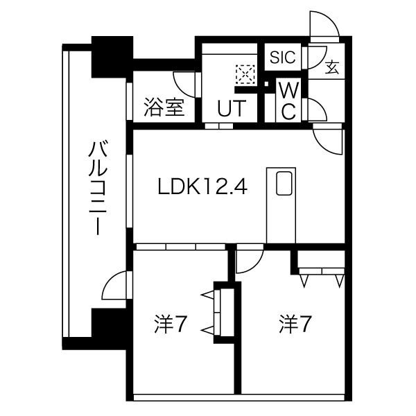 【さくらHills NISHIKI Platinum Residenceの間取り】