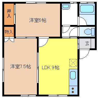 パークハイツの間取り