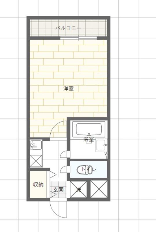 姫路市福中町のマンションの間取り