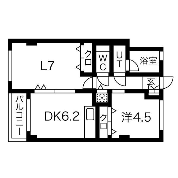 リアルテ霞ヶ丘の間取り