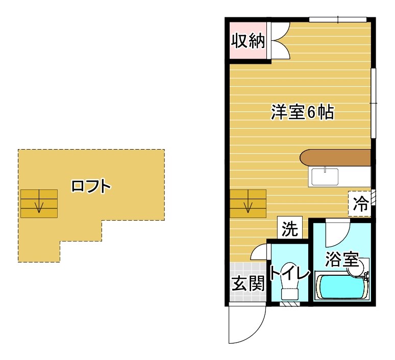 ミントグリーンハイムの間取り