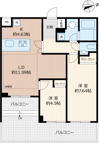 Beverly Homes 豊島園の間取り