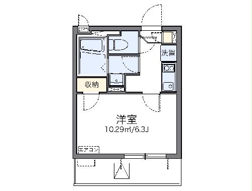 レオネクストＬａｇｏｏｎの間取り