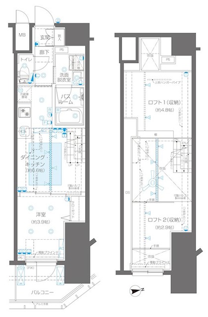 ズーム新宿御苑前の間取り