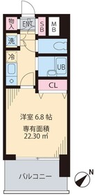 新宿区百人町のマンションの間取り