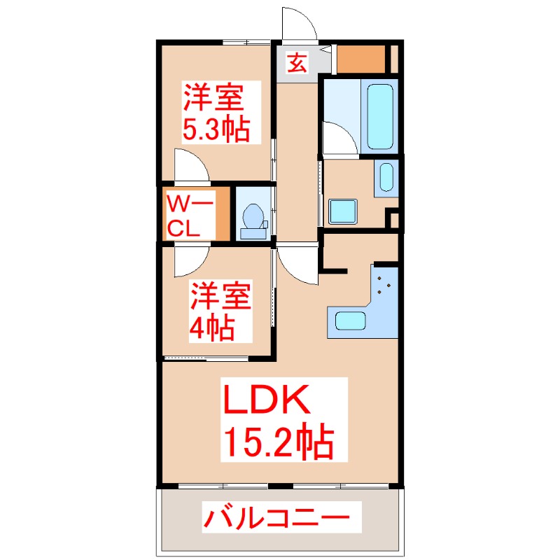 グランドパレスかんまちタワーレジデンス 1702の間取り