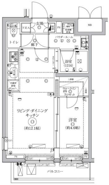 セジョリ鵜の木の間取り