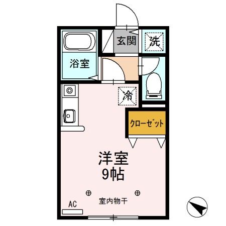 セントラル親和　貳番館の間取り