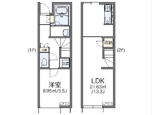 レオネクストお茶屋口の間取り