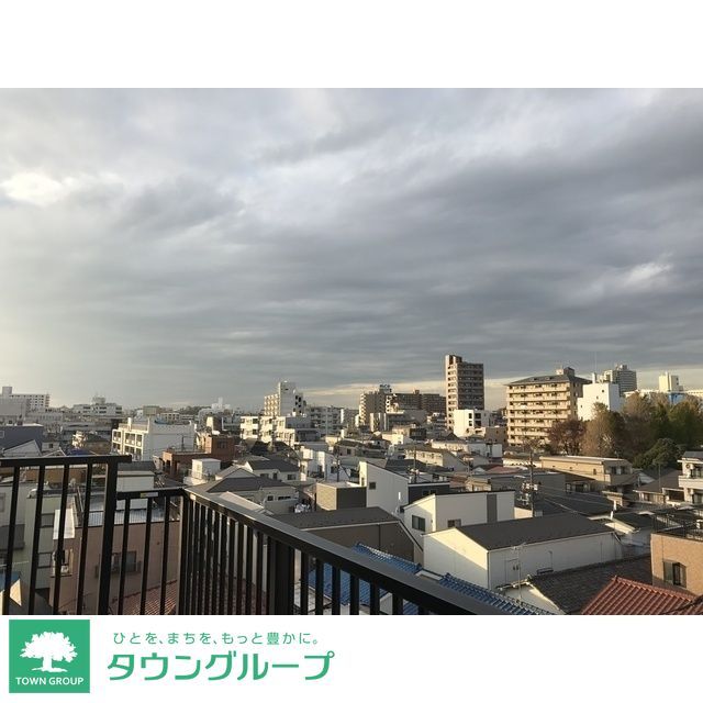 【大田区大森西のマンションのバルコニー】