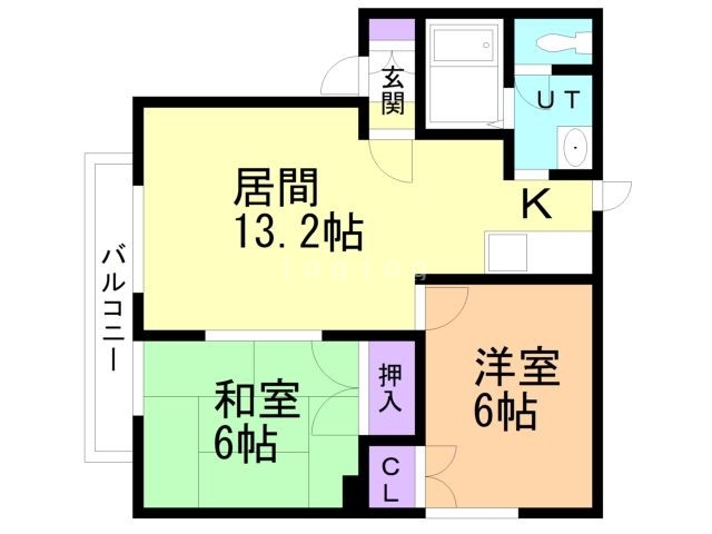 【カーサ北野台の間取り】