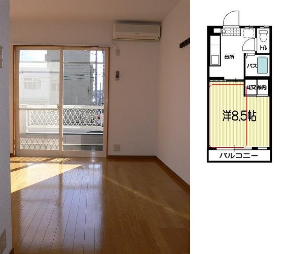 居室・リビング　室内写真は別部屋です